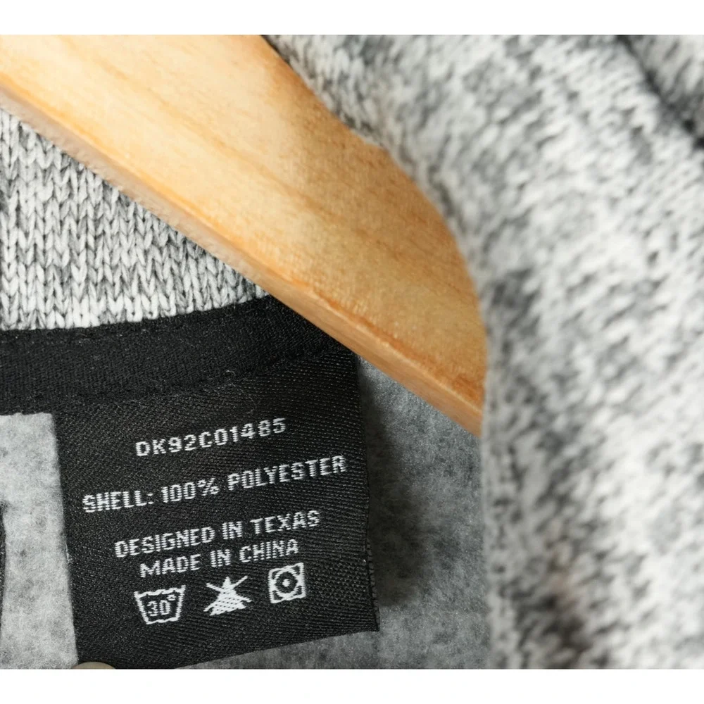 Powder River Outfitters Jacket Kids‎ XXL Knit Melange Gray Pullover DK92C01485